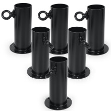 Aoneky 1 3/8'' Carport Canopy Pipe Fittings Couplers, Metal Connectors with Locking Screws for High Peak Carport Awnings Tent Greenhouse Frame
