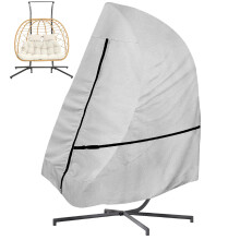 Double Egg Chair Cover, 600D Heavy Duty Waterproof Hanging Egg Chair with Waterproof Zipper
