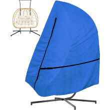 Double Egg Chair Cover, 600D Heavy Duty Waterproof Hanging Egg Chair with Waterproof Zipper