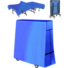 Outdoor Ping Pong Table Cover, 600D Waterproof Sunproof Indoor & Outdoor Fits Universal Folding Tables and Flat 9x5 FT Tables Tennis