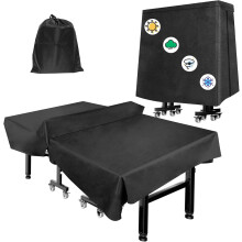 Ping Pong Table Cover Outdoor Waterproof, Universal Fit for 274CM*152CM Indoor & Outdoor Table Tennis Tables (Folding & Flat), 8 Windproof Buckles