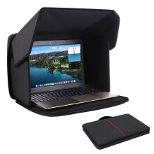 Volnamal 14 Inch Laptop Sun Protection Portable Laptop Umbrella Computer Sun Protection Bag for Outdoor Work Foldable Shield Cover Outdoor Foldable