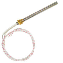 GOLDMAN SERVICE Spark Plug Ignition Resistance for Pellet Stove Igniting Power 270W, 3/8 Inch Thread, Diameter 9.9 mm