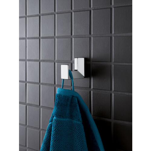 Grohe GROHE Selection | Bathroom Accessories | Cube Robe Hook | Chrome | 40782000 2
