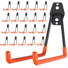 MYOYAY Garage Hooks, 20 Pack Heavy Duty Steel Garage Storage Hooks Tool Hangers for Garage Wall Mount Utility Garage Hooks and Hangers for Organizing