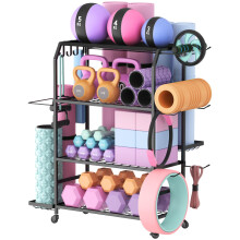 Lifewit Yoga Mat Holder, Home Gym Storage For Yoga Equipments,Fitness Equipments Organizer for Dumbbell, Kettlebell, Yoga Block