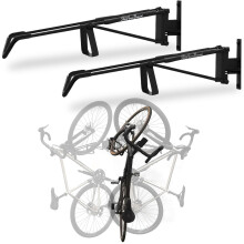 StoreYourBoard SwivelStow Road & Gravel Bike Storage 2 Pack – Heavy Duty Bike Hanger, No-Lift Bike Wall Mount for Garage Bike Storage, Holds 70 lbs