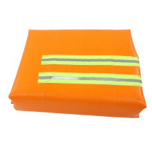 Leapiture Fireproof Cloak Fire Escape Hooded Cape with Luminous Strip Glass Fiber Double Sided Silicon Heat Insulation Fire-Resistant Body Protection
