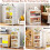 TidyTrove Storage Boxes with Lids 28L4 Tier Plastic Storage Box with L 4