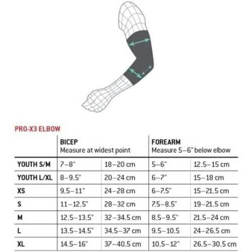 G-Form Pro-X3 Elbow Guards, Black, Adult Small 1