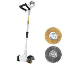 LIGO Electric Weed Sweeper 400W motor, 2pcs Weeder Brushes, Corded Patio Cleaner, Weeding Remover for Garden, Slabs, Driveway