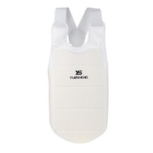 Adult Kids Karate Taekwondo Training MMA Martial Arts Chest Guard Vest Boxing Body Protector Breast Protector Accessory(M)