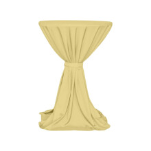 Gastro Uzal high/bar/bistro Table Cover in cream, diameter 80-100 cm