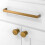 Asimerdeco 10 Pack Antique Brass Cabinet Pulls 7.5 Inch(192mm) Kitchen Cupboard Handles Solid Zinc Alloy Cabinet Hardware Drawer Pulls 3