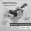 wolfcraft wolfcraft Drill Press Vice - 80 mm Machine Vice with Quick Adjustment 2
