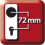 Abus ABUS 89633 Security Door Fitting Type KKZS700 F2 Nickel Silver 4