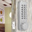 Digital Code Lock Door Lock, Double Keypad Code Lock Combination Coded Button Lock Double Sided Back to Back Code Lock 2