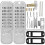 Digital Code Lock Door Lock, Double Keypad Code Lock Combination Coded Button Lock Double Sided Back to Back Code Lock 5