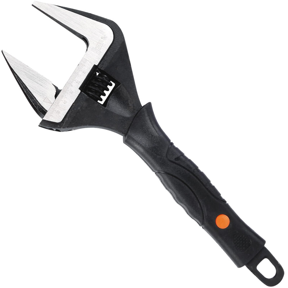 Sharp-Tec 12-Inch Adjustable Spanner Wrench (300Mm), 60Mm Wide Jaw Large Opening, Chrome Vanadium Steel, Black Oxide Finish 5051227889737