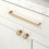 Talentedeco 10 Pack Champagne Bronze Cabinet Pulls 7.5 Inch(192mm) Kitchen Cabinet Handles Solid Heavy Duty Drawer Pulls 3