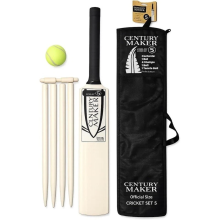 Cricket Set size 5 Bat Ball Stumps Bail Wicket, Garden Park Beach Game