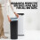 Brabantia Brabantia Bo Touch Bin 30L (Matt Black), Space-Efficient and Rectangular Waste Bin with Soft-Touch Opening System 4
