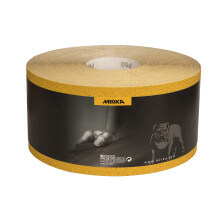 Mirka Gold Universal Sanding Paper abrasive roll 115mm x 50m / grit P60 / For sanding plaster, filler, chipboard, wood, varnish