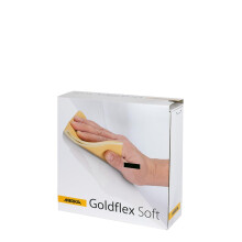 Mirka 2912707092 Goldflex Soft Sanding Sheet - 115 x 125mm Grip - P1000 Grit - Grain: Aluminium Oxide - Bonding: Resin Over Resin - Backing