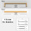 Asimerdeco 10 Pack Champagne Bronze Cabinet Pulls 6.3 Inch(160mm) Kitchen Cupboard Handles Solid Zinc Alloy Cabinet Hardware Drawer Pulls 2