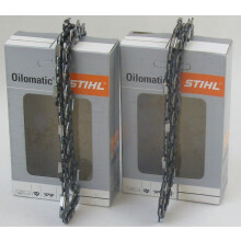 2 x High Performance Stihl Chainsaw Chain Rapid Super (RS) Full Chisel 3/8 Inch 1.6 mm 40 cm (3621 000 0060)