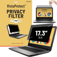VistaProtect - Premium Privacy Screen Filter & Anti Blue Light Filter for Laptop Computers (17.3" inches)