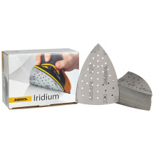 Mirka Sanding Triangle Iridium 100x152mm 36-hole Hook & Loop 320 Grit