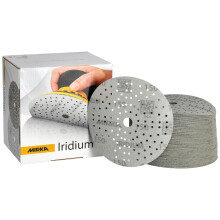 Mirka Abrasive Sheets Iridium Sandpaper Ø 150mm Hook & Loop Grit 150