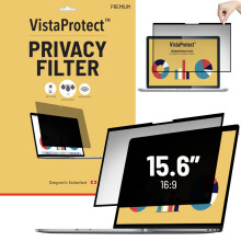 VistaProtect - Premium Privacy Screen Filter & Anti Blue Light Protector for Laptop Computers with Edge-to-Edge Front Glass Screen, Removable