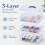 Simthread Machine Embroidery Thread Polyester 63 Colors with Plastic Storage Box for Embroidery Sewing Machines 3