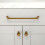 Asimerdeco 10 Pack Antique Brass Cabinet Pulls 7.5 Inch(192mm) Kitchen Cupboard Handles Solid Zinc Alloy Cabinet Hardware Drawer Pulls 3