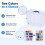 Simthread Machine Embroidery Thread Polyester 63 Colors with Plastic Storage Box for Embroidery Sewing Machines 5
