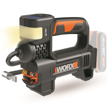 Worx WX092.9 Battery Compressor - 4 in 1: Multifunctional Air Pump with Precise Digital Display & Pressure Control