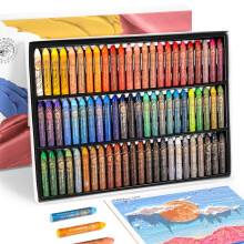 Paul Rubens Oil Pastels, 72 Colors HaiYa Artist Soft Oil Pastels Vibrant and Creamy, Art Supplies for Artists, Beginners, Students
