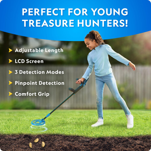 National Geographic Metal Detector for Kids with Pinpoint Function 1