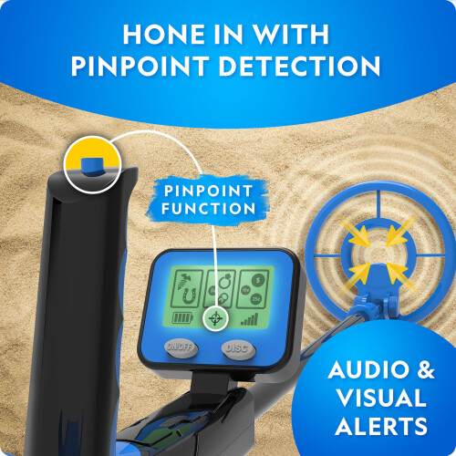 National Geographic Metal Detector for Kids with Pinpoint Function 2