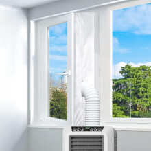 AC Window Seal, LYUNIT 600cm/236Inch Portable Universal Window Seal Kit for Mobile Air Conditioner Unit & Tumble Dryer