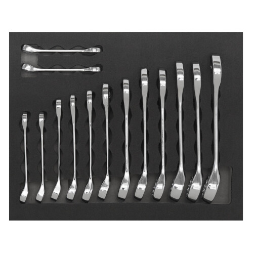 Sealey Sealey S01232 14pc Stubby Combination Spanner Set 2