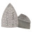 Mirka Sanding Triangle Iridium 100x152mm 36-hole Hook & Loop 320 Grit 2
