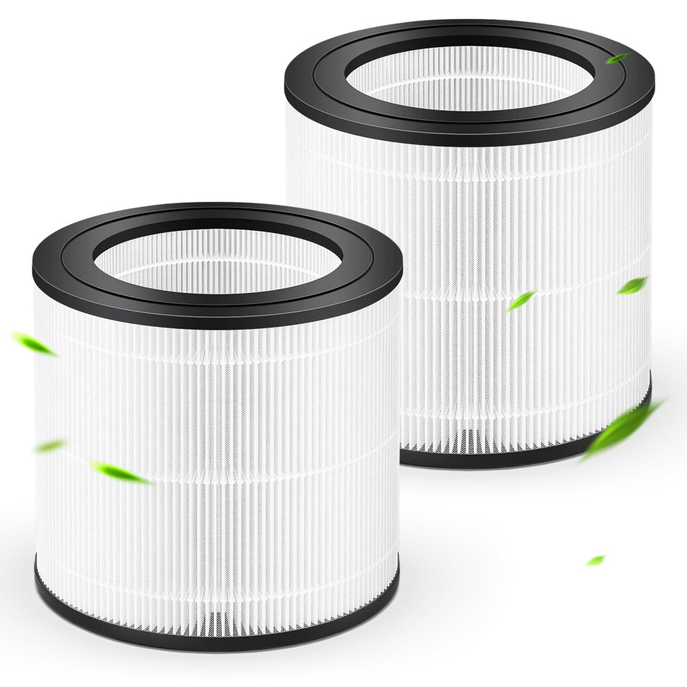 2 Pack Fy0611 Replacement Filter Compatible With Philips 600 Series Ac0650/10 Ac0651/10 Air Purifier, 2-In-1 Filtration System 5051227896339