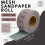 Shineboc Hook and Loop Sanding Roll 150 Grit, 70 mm x 12 m Mesh Sandpaper 2