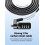 Multplx Universal Laptop Security Lock | Includes Anchor Adapter | Compatible With All Laptops | 1.7m Length | Strong Steel Security Cable 4