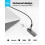 Multplx Universal Laptop Security Lock | Includes Anchor Adapter | Compatible With All Laptops | 1.7m Length | Strong Steel Security Cable 3