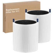 2 Pack 511 Replacement Filters for BLUEAIR Blue Pure 511 Air Purifier