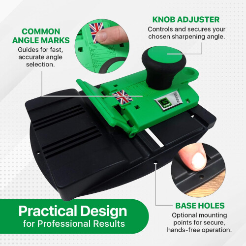 Sharp G Sharp Edge Chisel Sharpener - Chisel Sharpening Kit - Sharpens Blades from 3mm to 85mm Wide - Light, Robust and Easily Transported 2